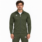 Classic Track jacket olive green