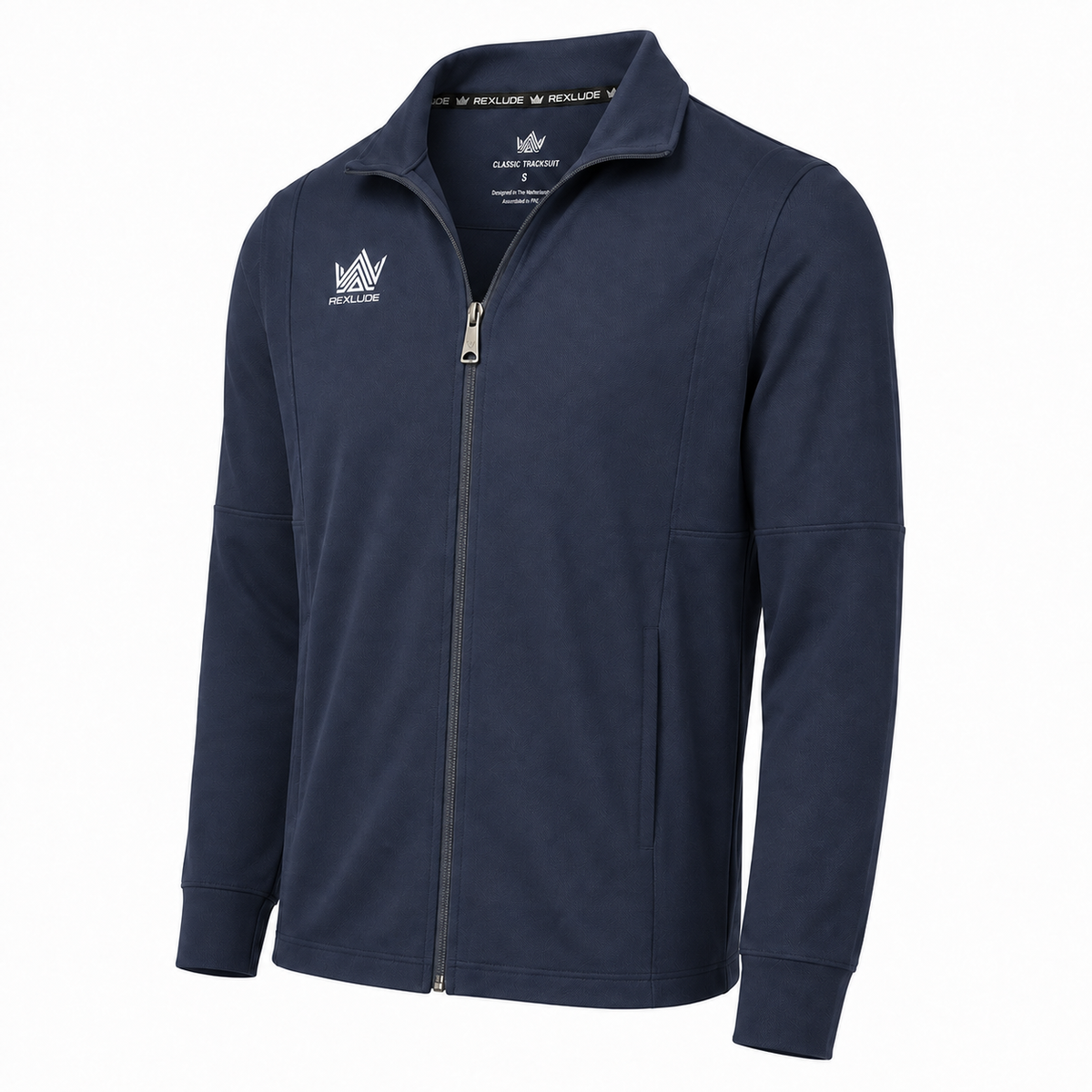 Veste de survêtement classique bleu marine