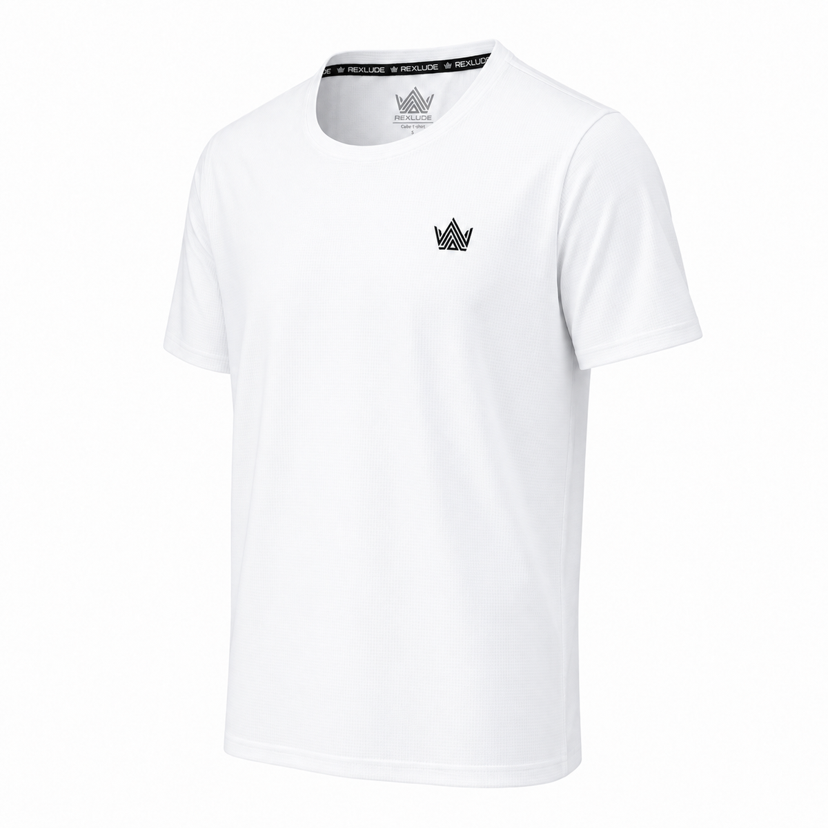 T-shirt Cube blanc