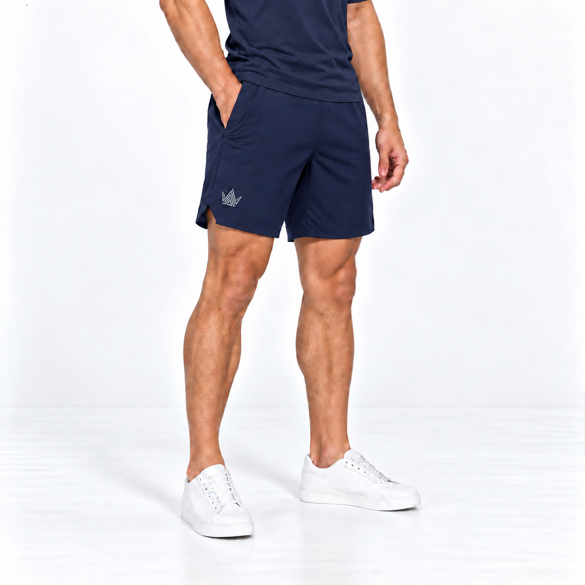 Fit short navy blue
