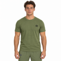 Loose t-shirt olijfgroen