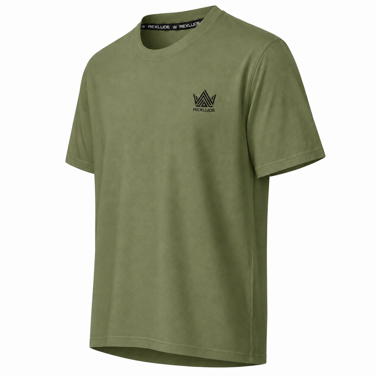 T-shirt ample vert olive