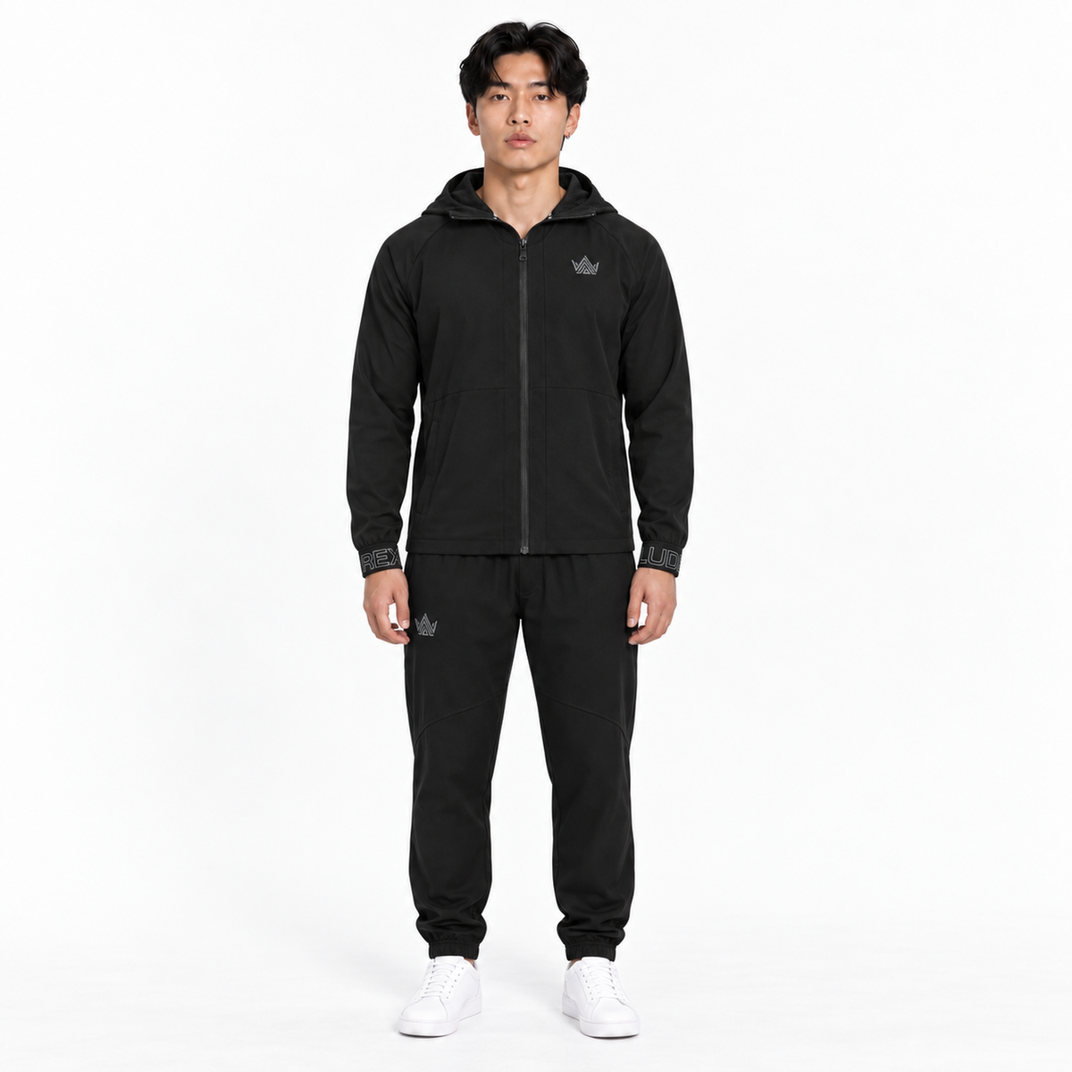 The storm tracksuit black