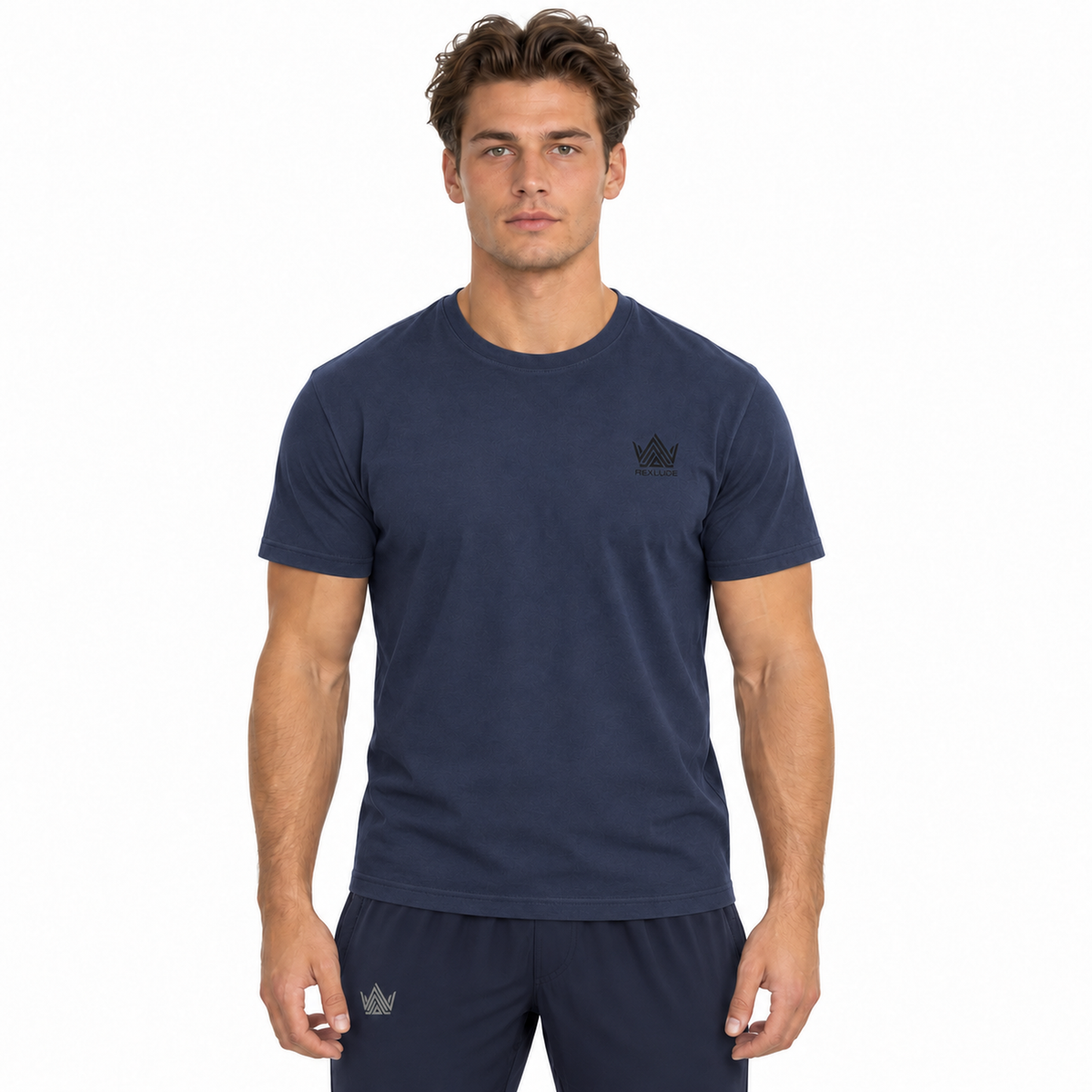 T-shirt ample bleu marine